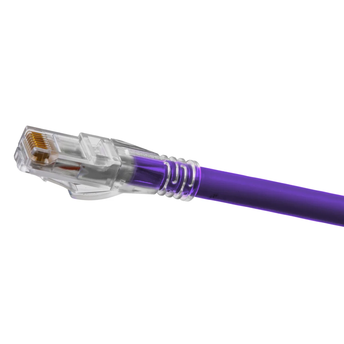 Patch Cord, Cat6A Slim, 1 ft, Purple