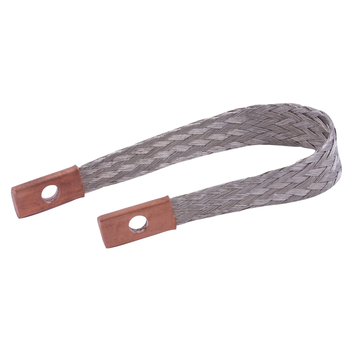 Braided Jumper, 6 AWG, 6 Inch, S End