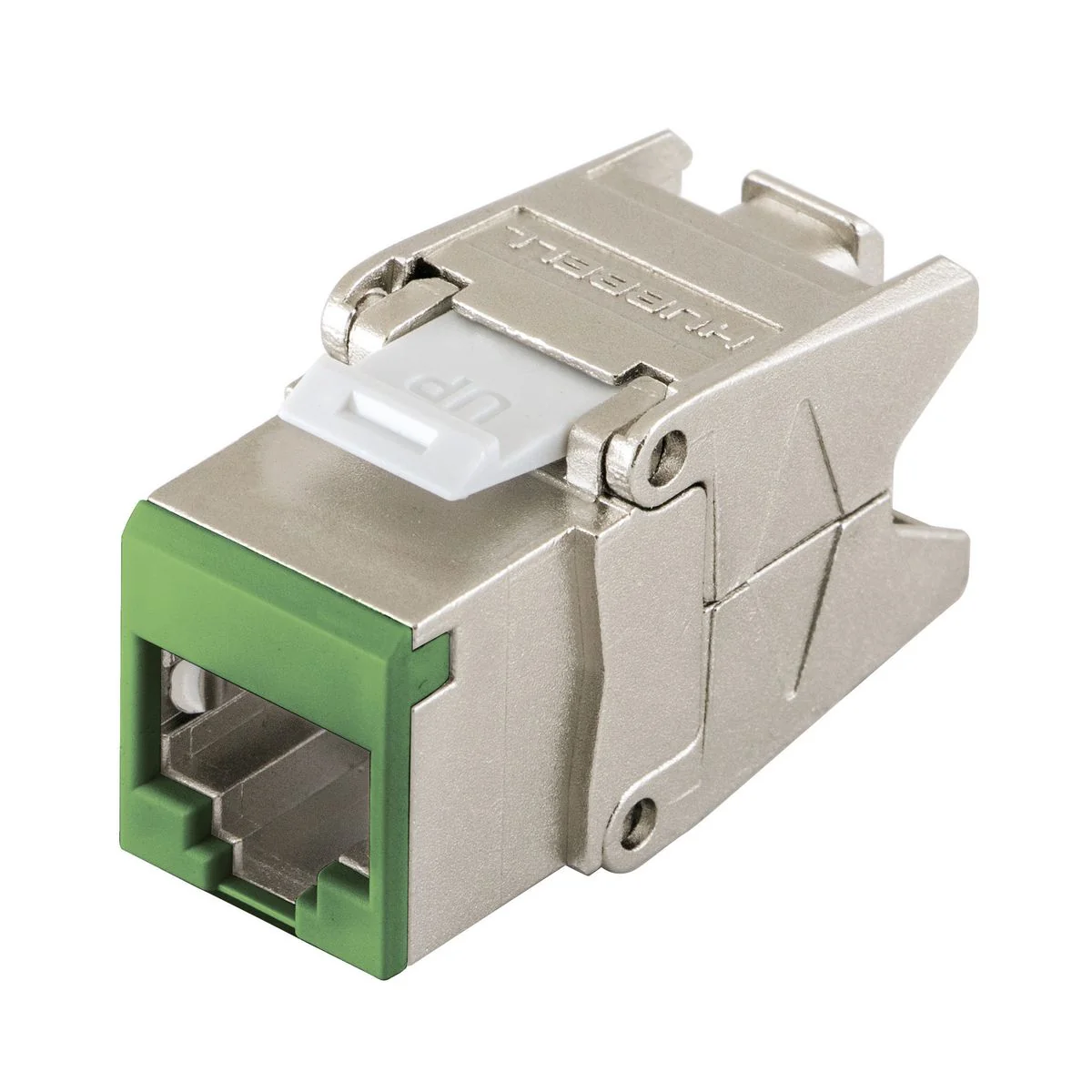 Jack, Category 6 Shielded, Cobra-Lock, Green