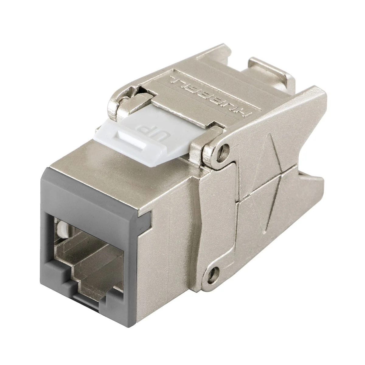Jack, Category 6 Shielded, Cobra-Lock, Gray