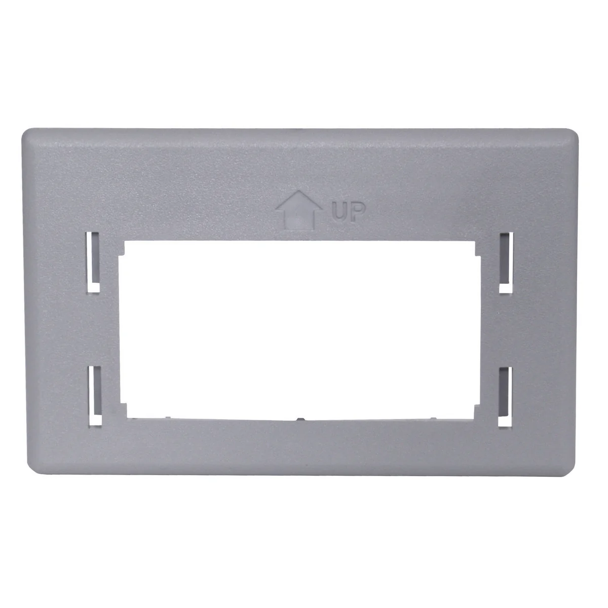 Furniture Plate, Reducing Adapter, Gray