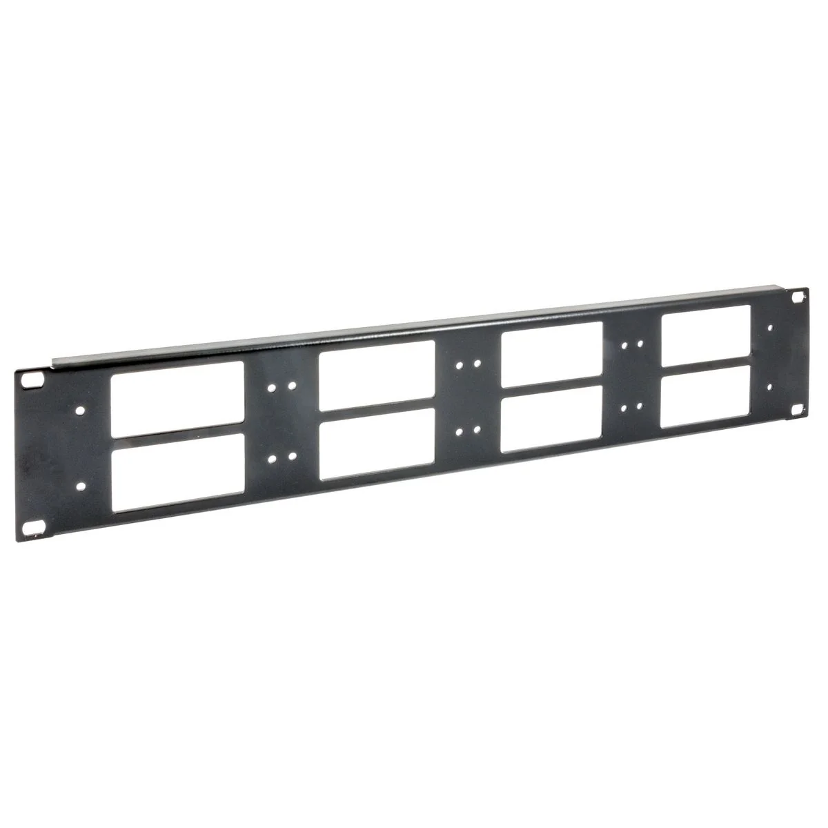 Patch Panel, 8 Port, 19 Width, Unloaded