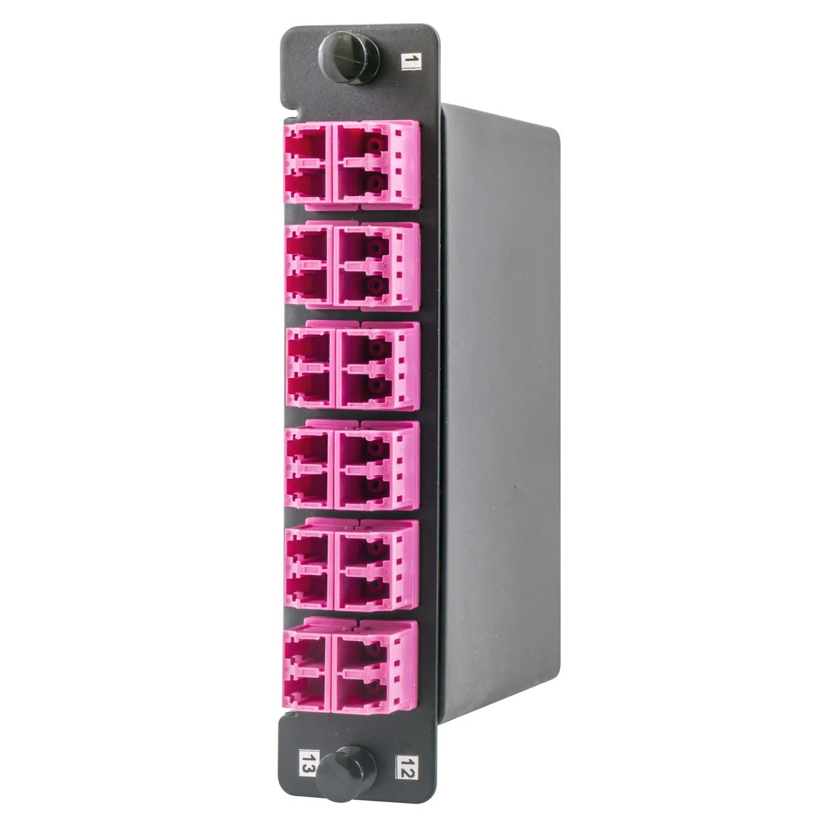 Fiber Cassette, LC Quad to MTP, OM4, Violet