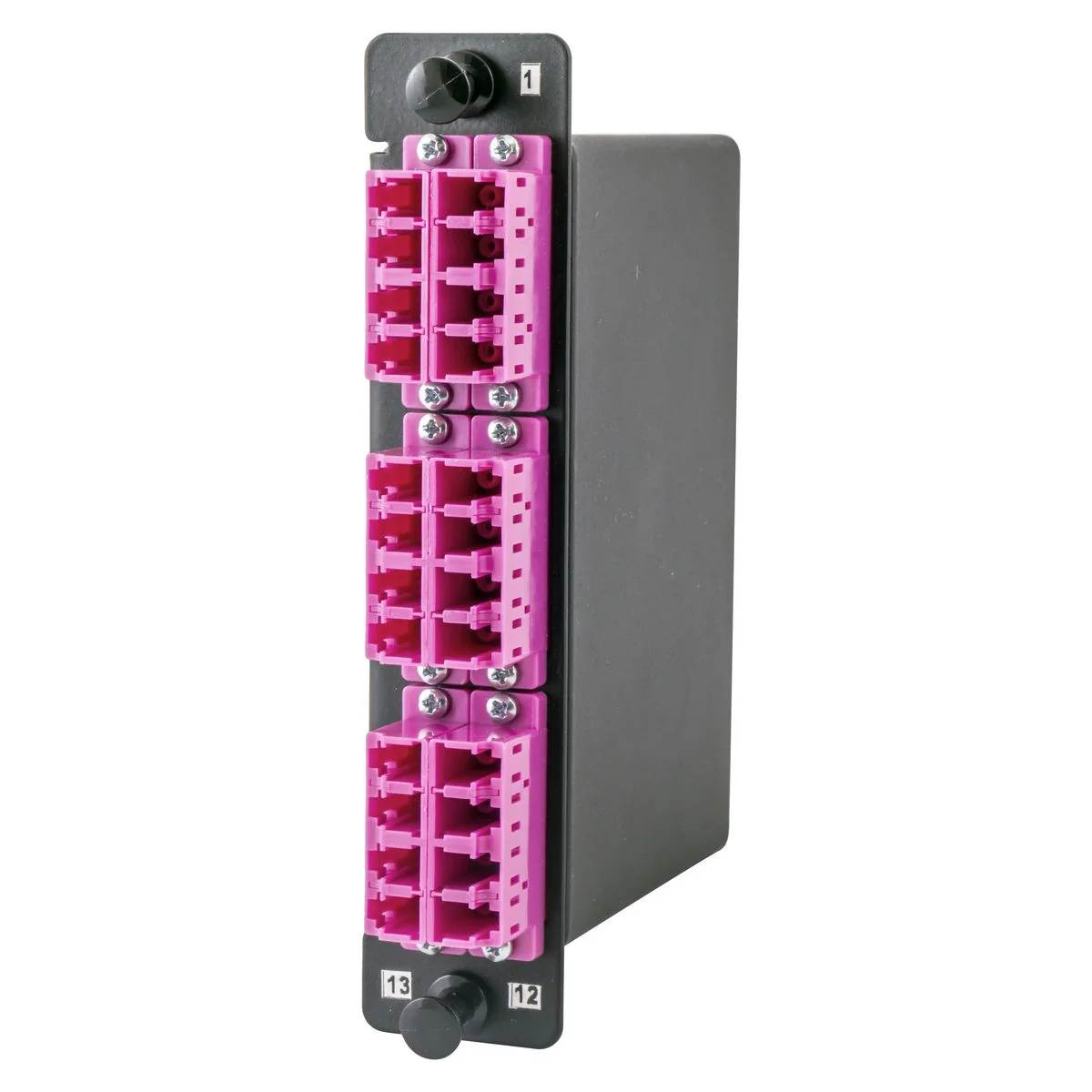 Fiber Cassette, LC Quad to 2 MTP, OM4, Violet