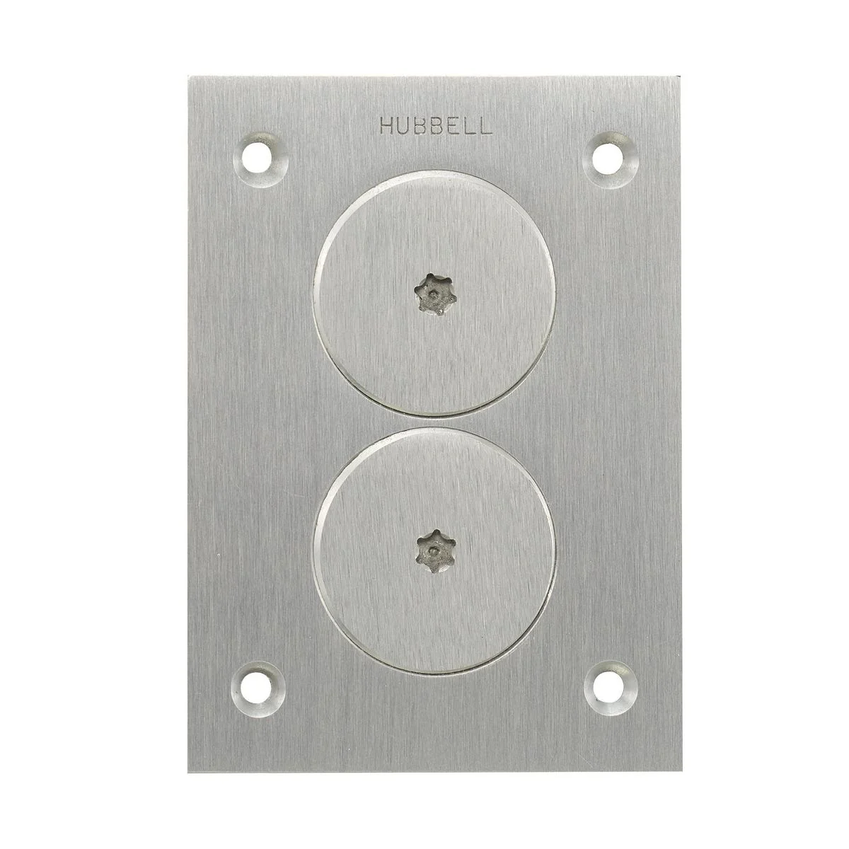 Cover, 1-Gang Rectangular, Aluminum, Tamper Resistant