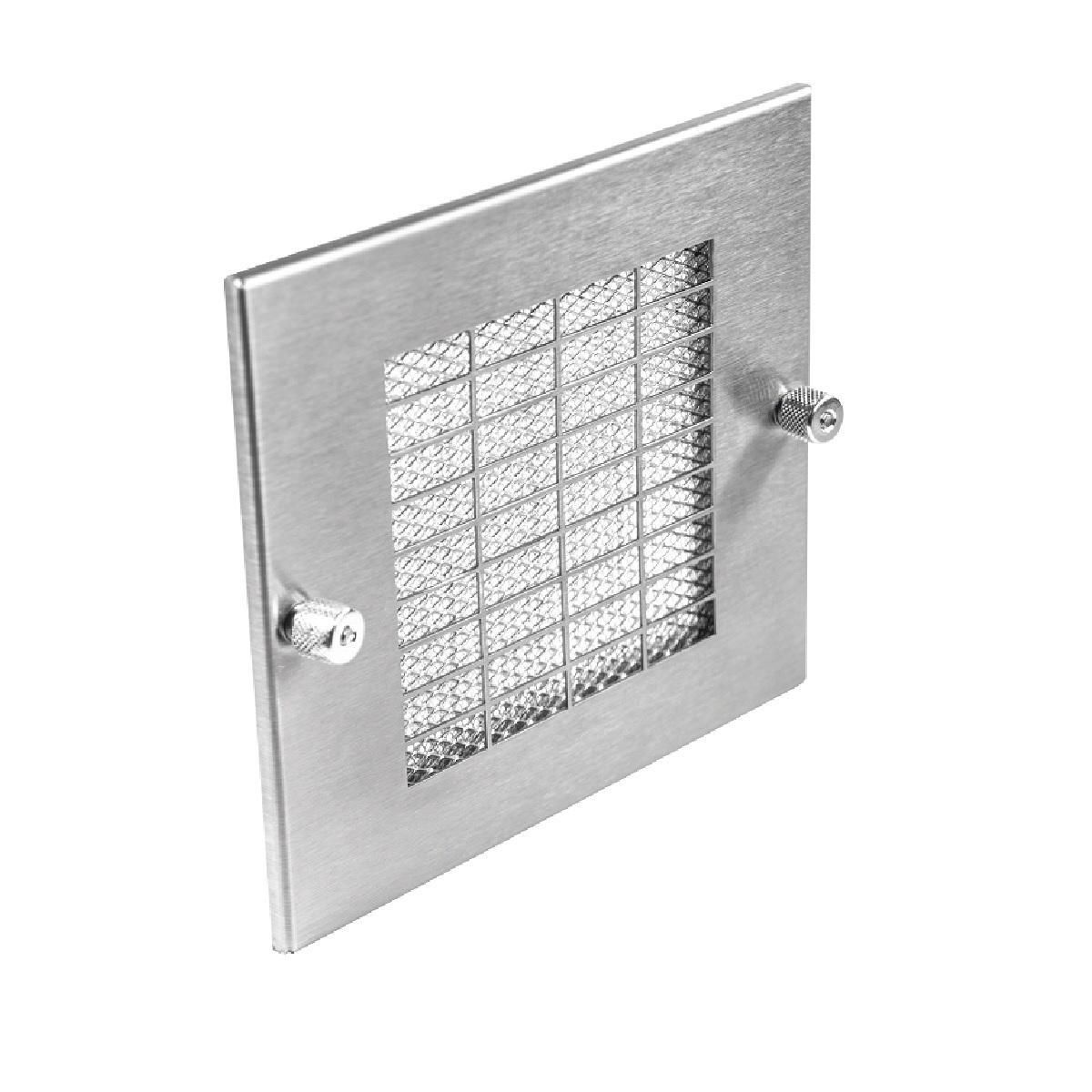 Compact Axial Fan Grille, 5 5/8 Inch Radiator Connection, 1/3 Inch Depth