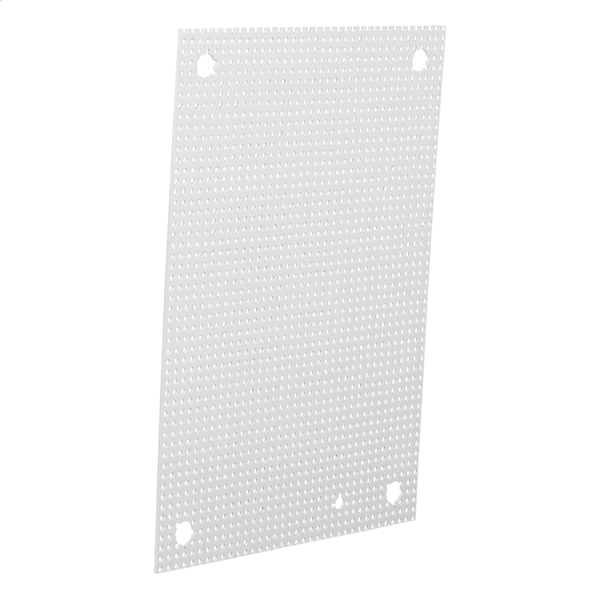 WIEGMANN NP2016PP Subpanel, Perforated, Carbon Steel, White, Powder Coat Finish | CV6WQK