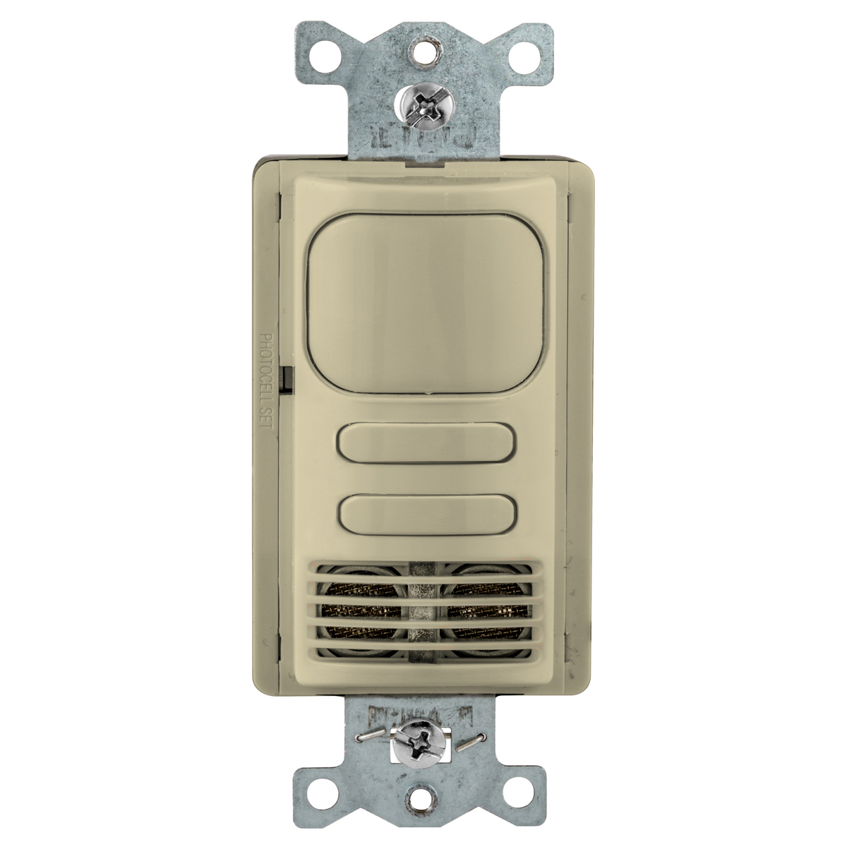 HUBBELL WIRING DEVICE-KELLEMS AD2240I2 Occupancy/VACancy Sensor Switch, Adaptive Dual Technology, 24VDC, Ivory | BD4NDU