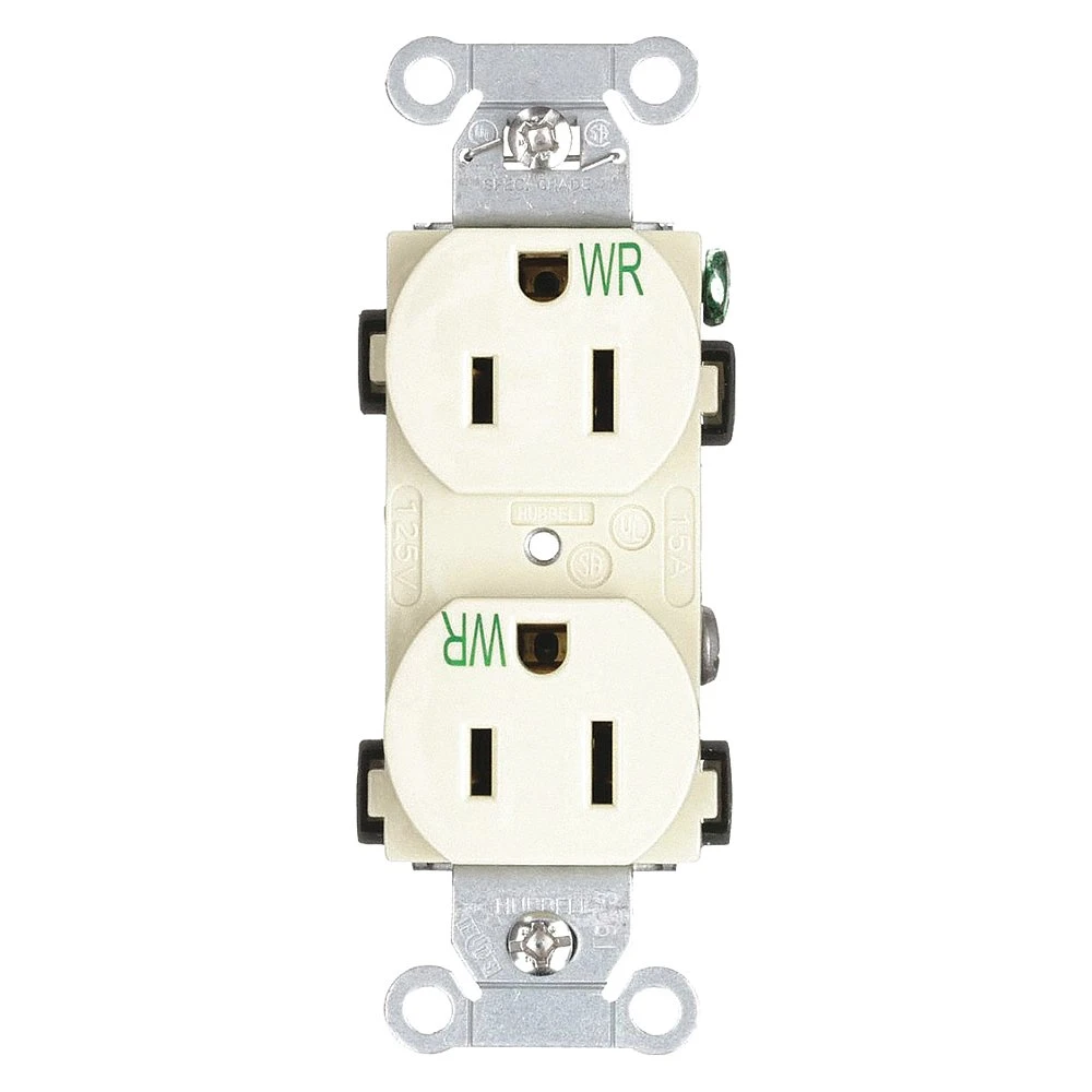 HUBBELL WIRING DEVICE-KELLEMS BR15IWR