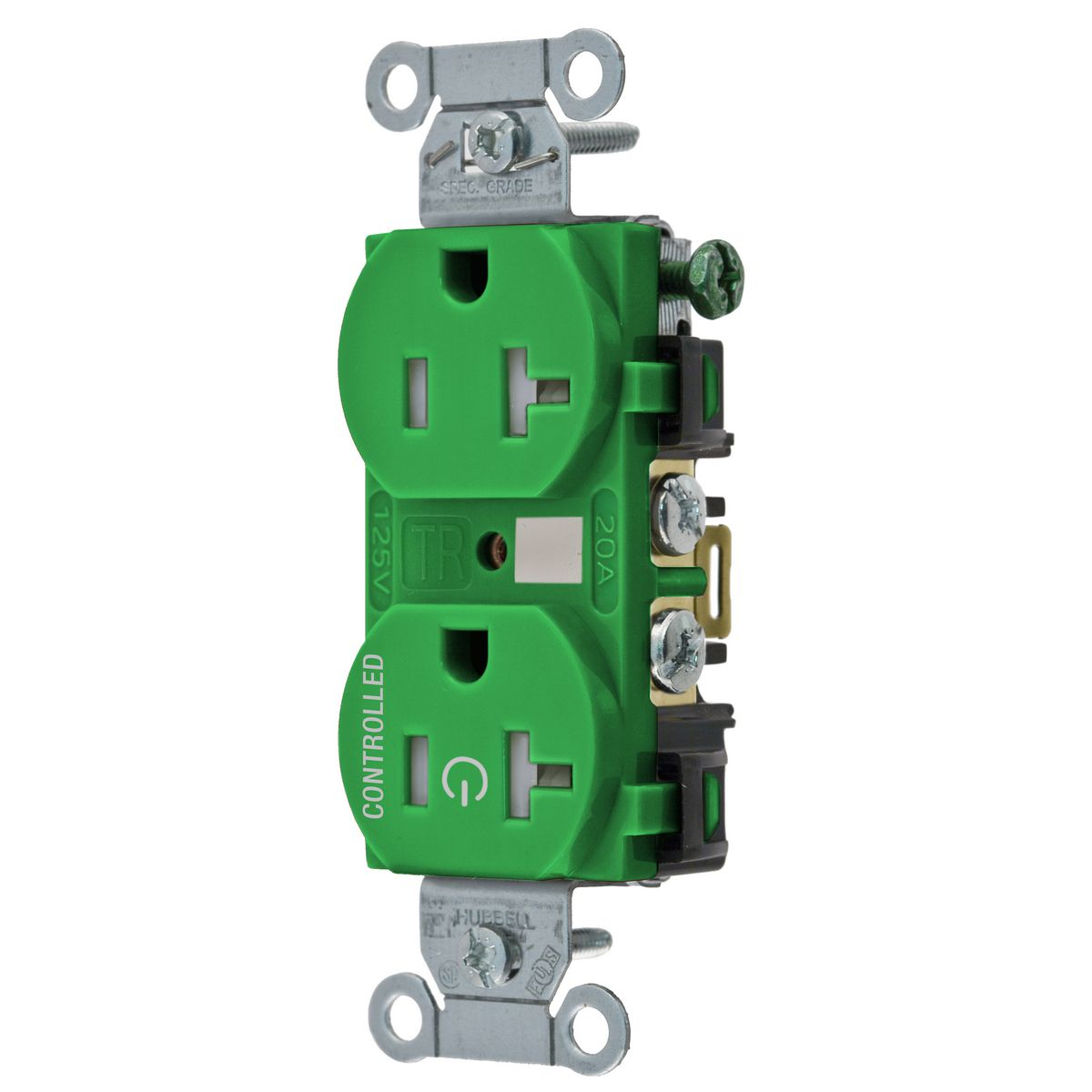 HUBBELL WIRING DEVICE-KELLEMS BR20C1GNTR