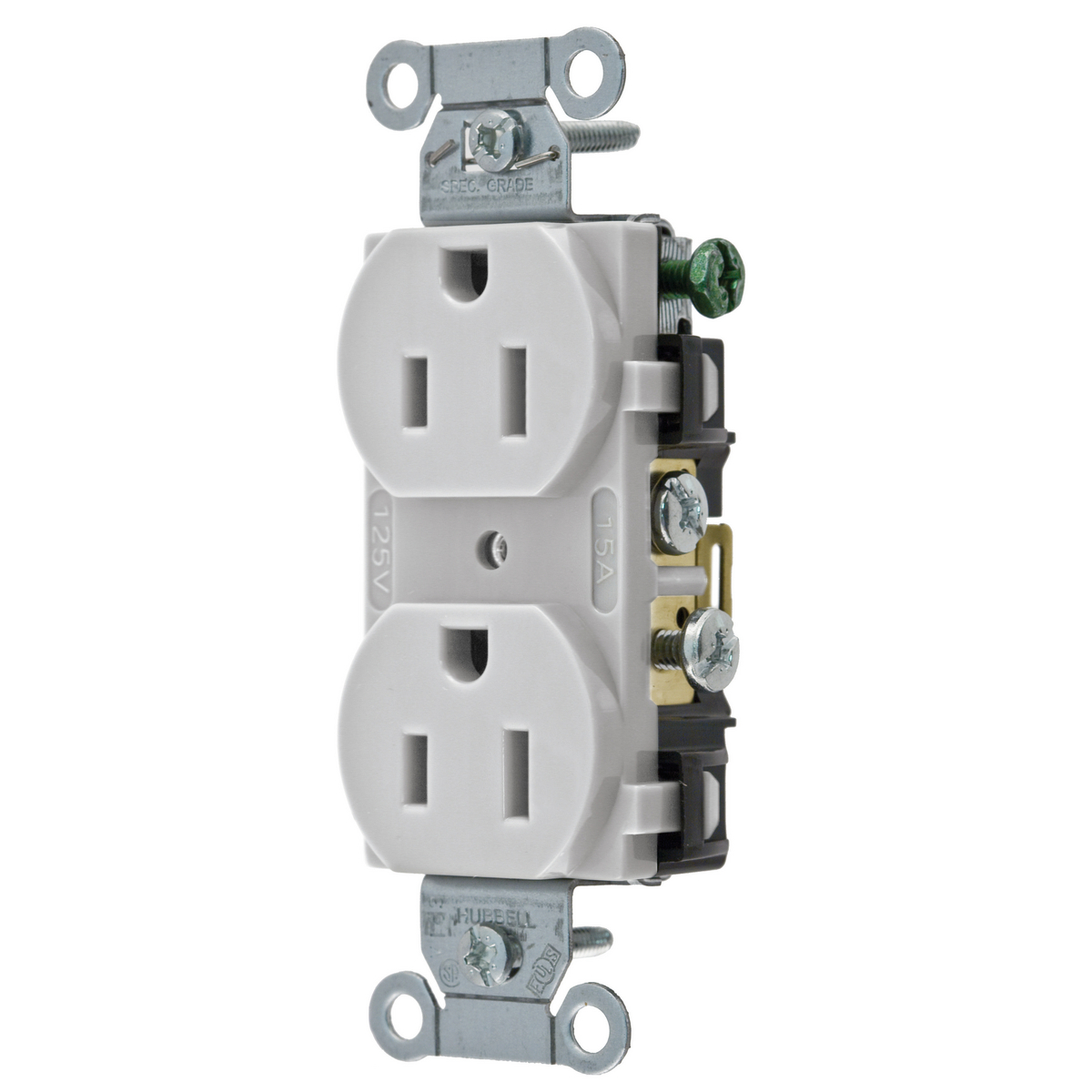 HUBBELL WIRING DEVICE-KELLEMS CR15OW