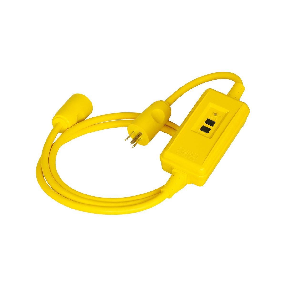 Self-Test Portable GFCI, 1.5 Feet Cord Length 15 A Max. Amps, 120V AC