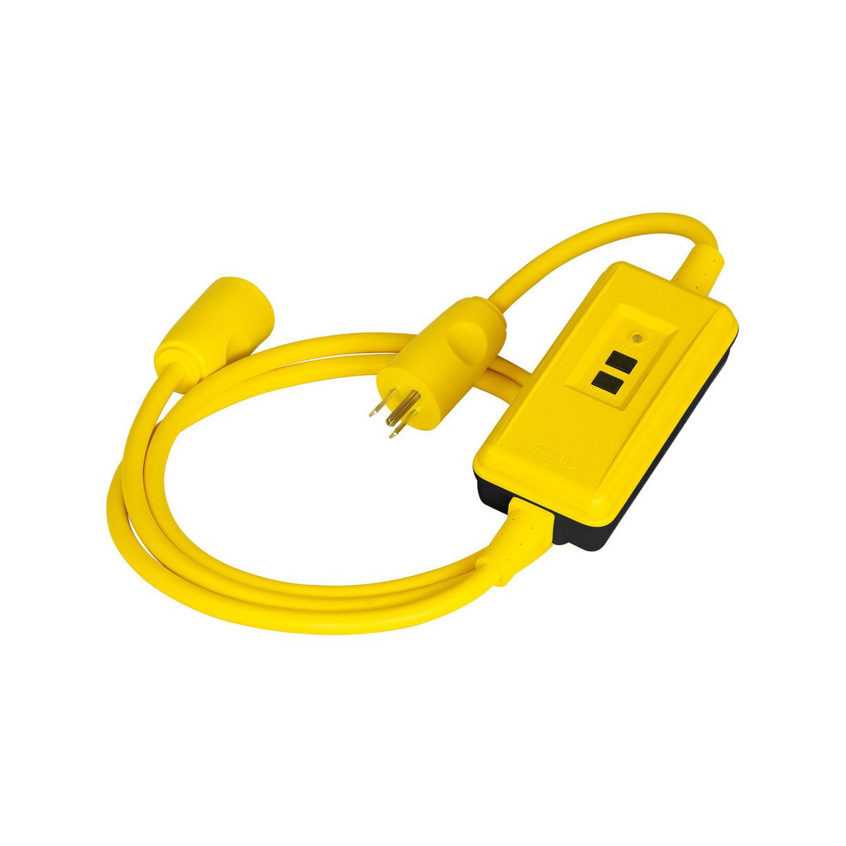 Self-Test Portable GFCI, 6 Feet Cord Length 15 A Max. Amps, 120V AC