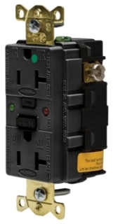 HUBBELL WIRING DEVICE-KELLEMS GFR8300SGBK