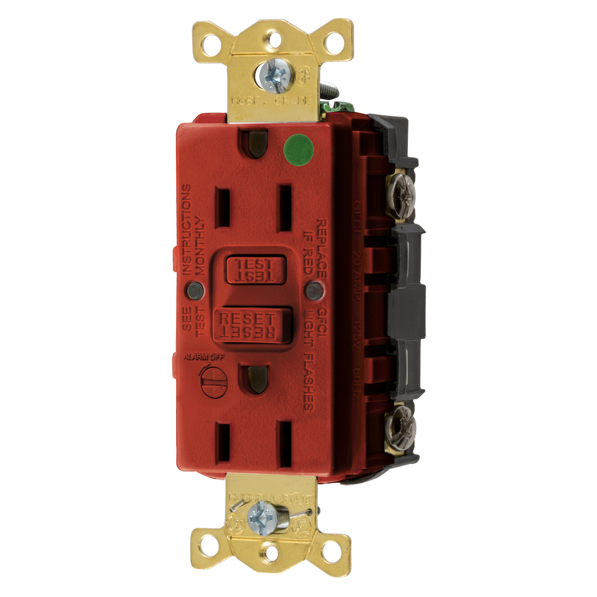 HUBBELL WIRING DEVICE-KELLEMS GFRST82RB