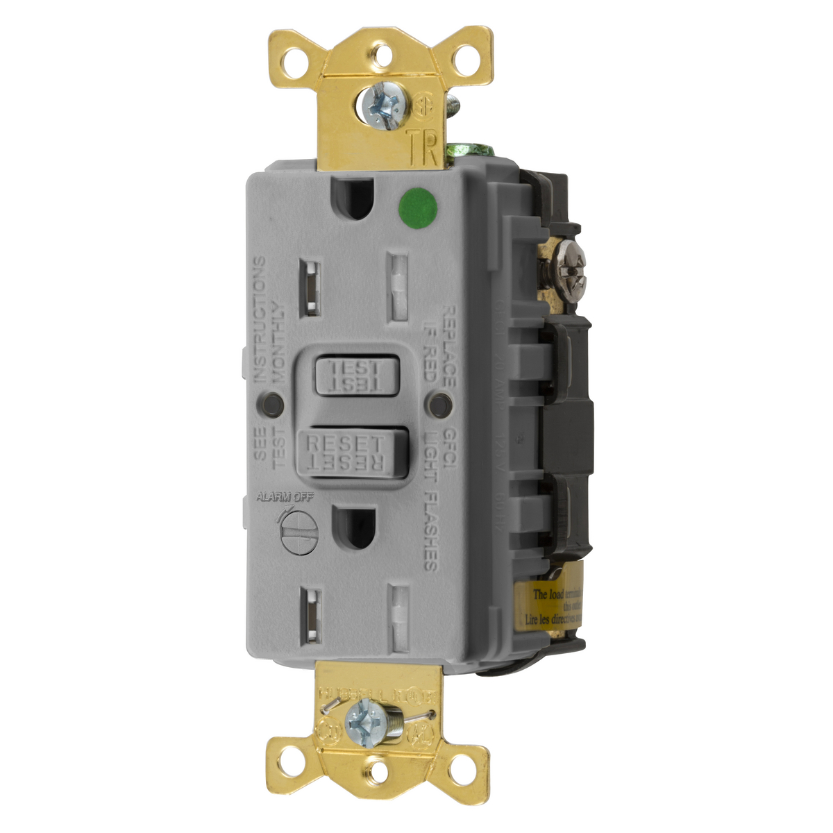 HUBBELL WIRING DEVICE-KELLEMS GFTRST82GYB