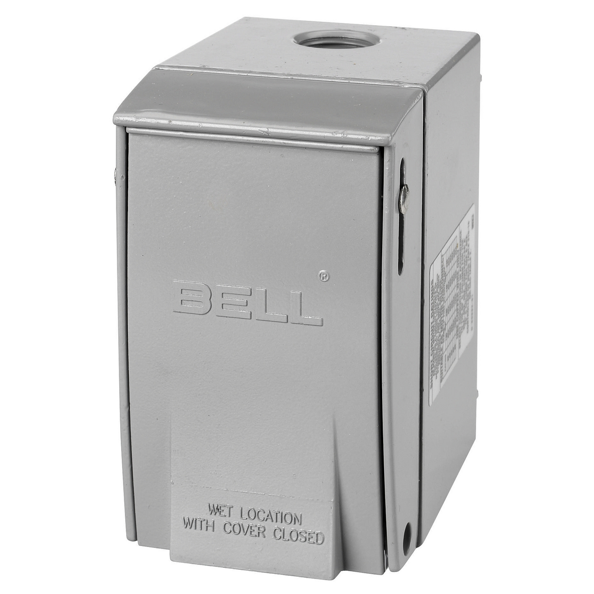 HUBBELL WIRING DEVICE-KELLEMS HBL13R12D Enclosed Disconnect Switch, With Flip Lid, 2 Pole, 600 VAC, 30 A, Grey | BC7URV