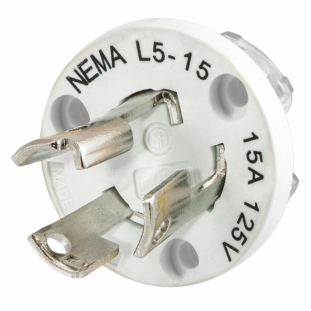 HUBBELL WIRING DEVICE-KELLEMS HBL24W47IN Watertight Plug,Nema L5-15p, Replacement | BD4LZB 38TY93