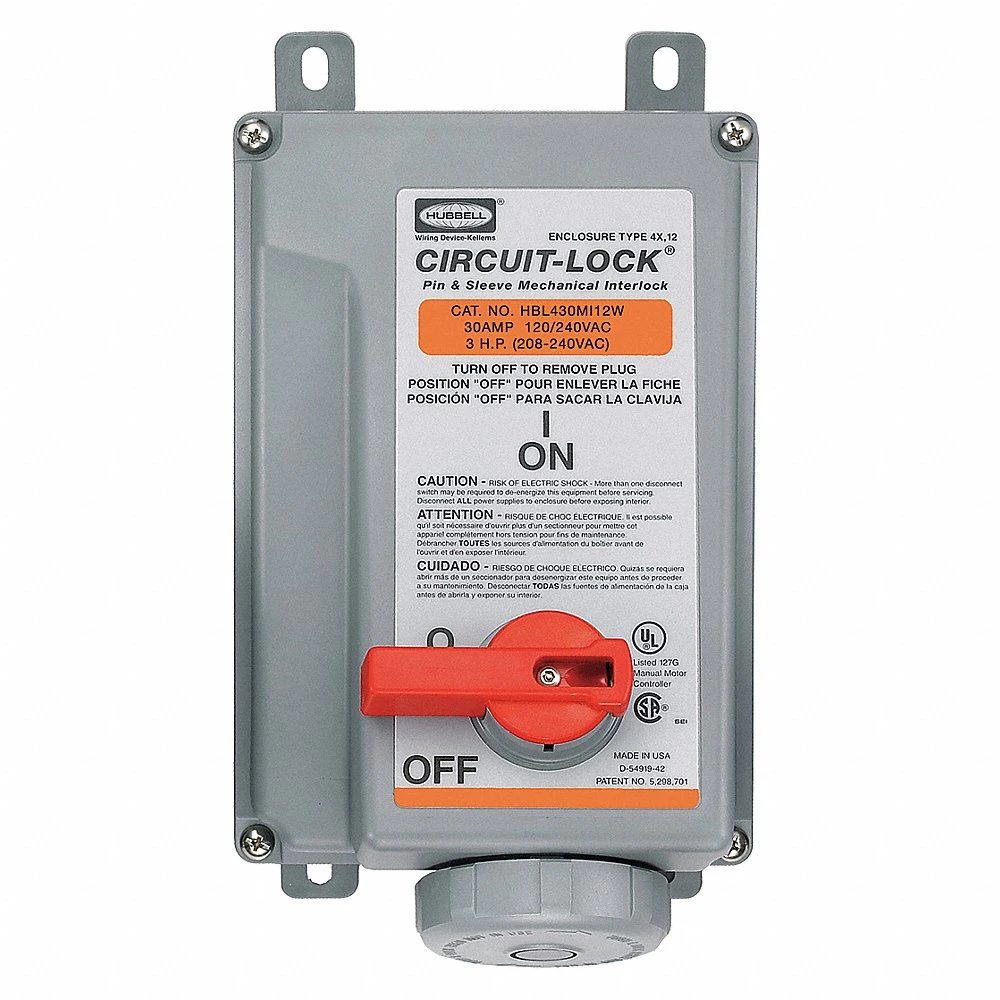 HUBBELL WIRING DEVICE-KELLEMS HBL430MI12W