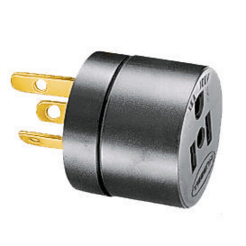 Plug In Adapter, 15 A, 125 V