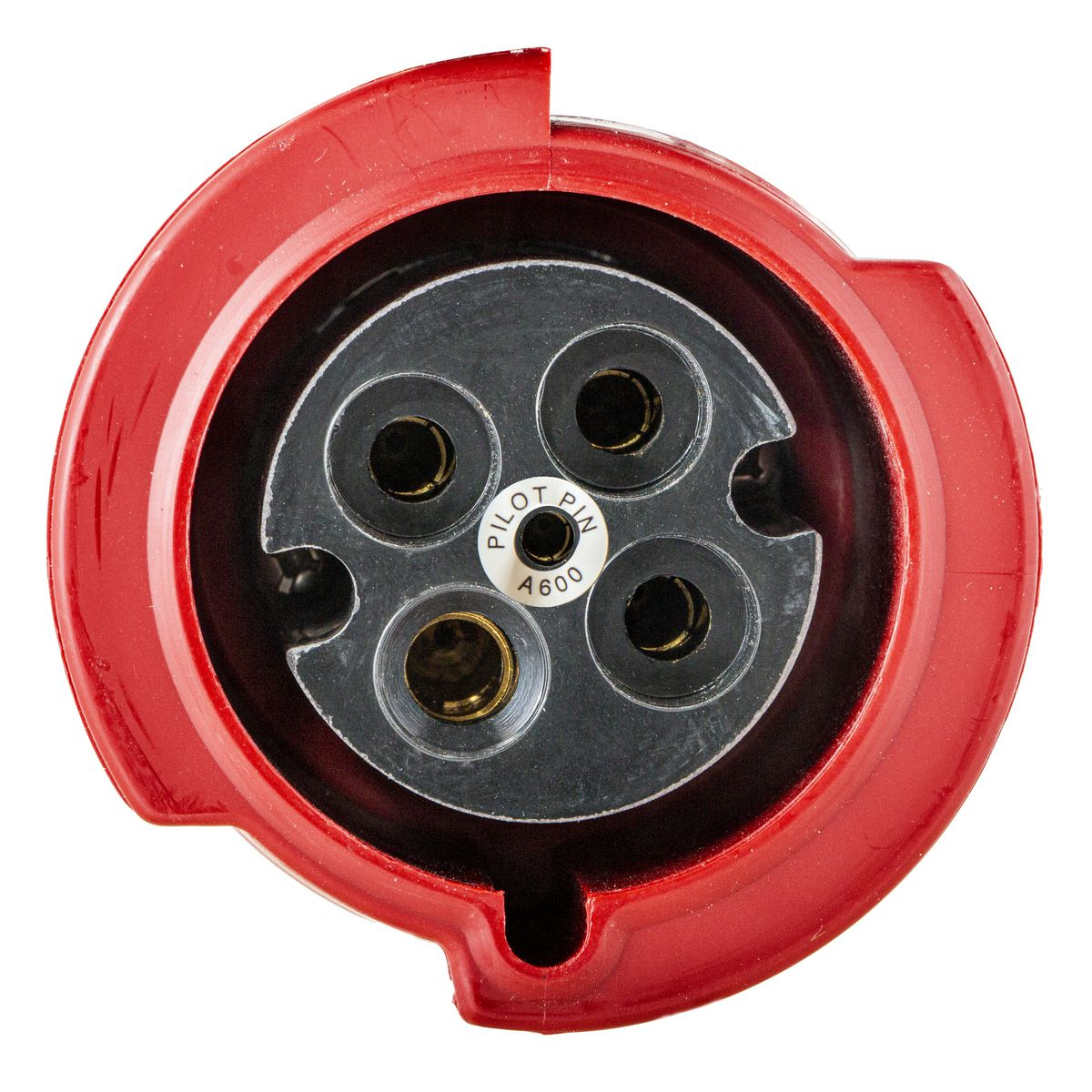 HUBBELL WIRING DEVICE-KELLEMS HBL5100C6WP Iec Pin And Sleeve Connector, Female, 100 - 125 A | BD4FKQ