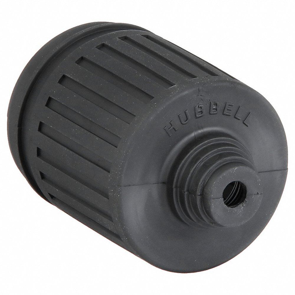 HUBBELL WIRING DEVICE-KELLEMS HBL6017 Weatherproof Device Boot, Black | AC8QCL 3D226