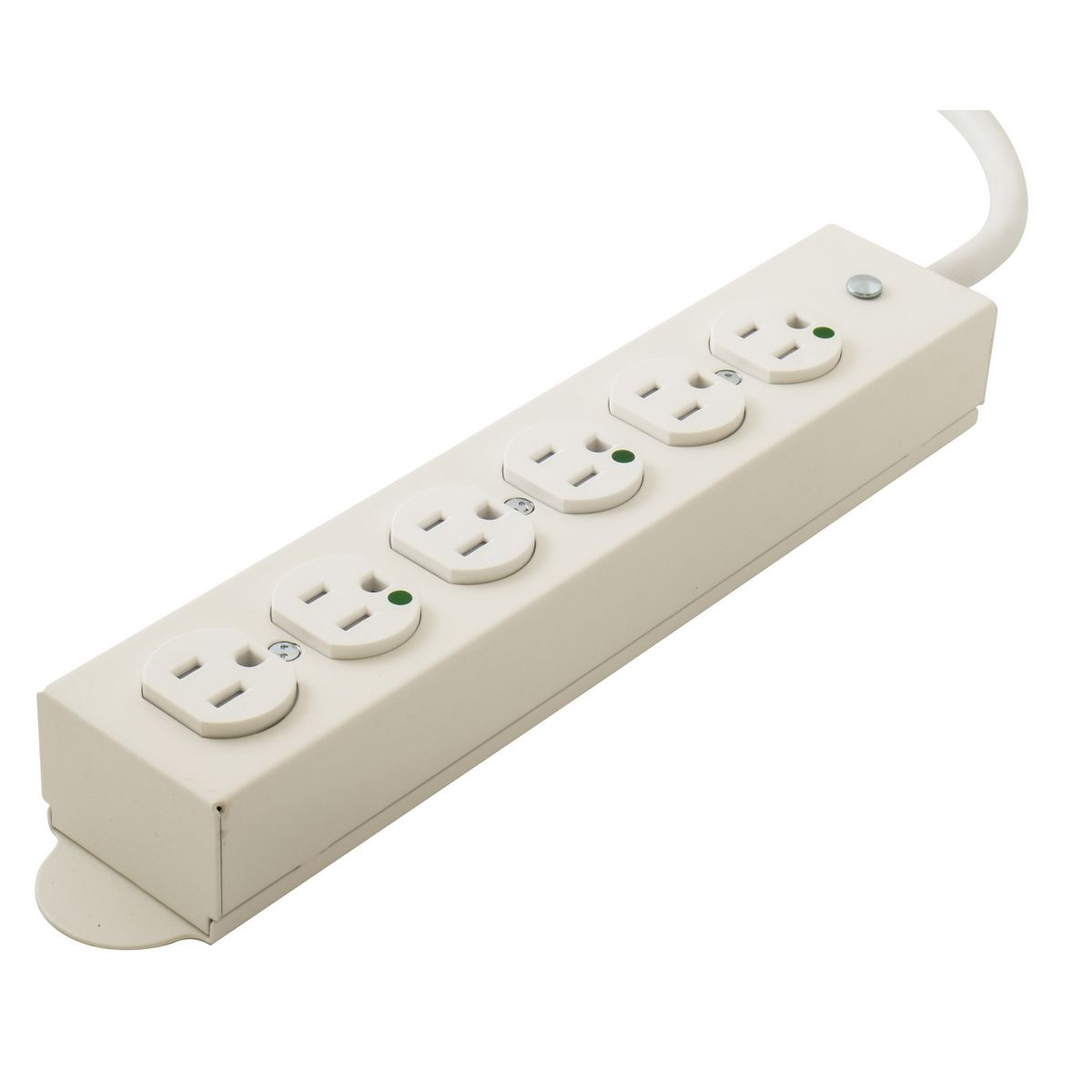Power Strip, 15A 6 Outlet Rpt