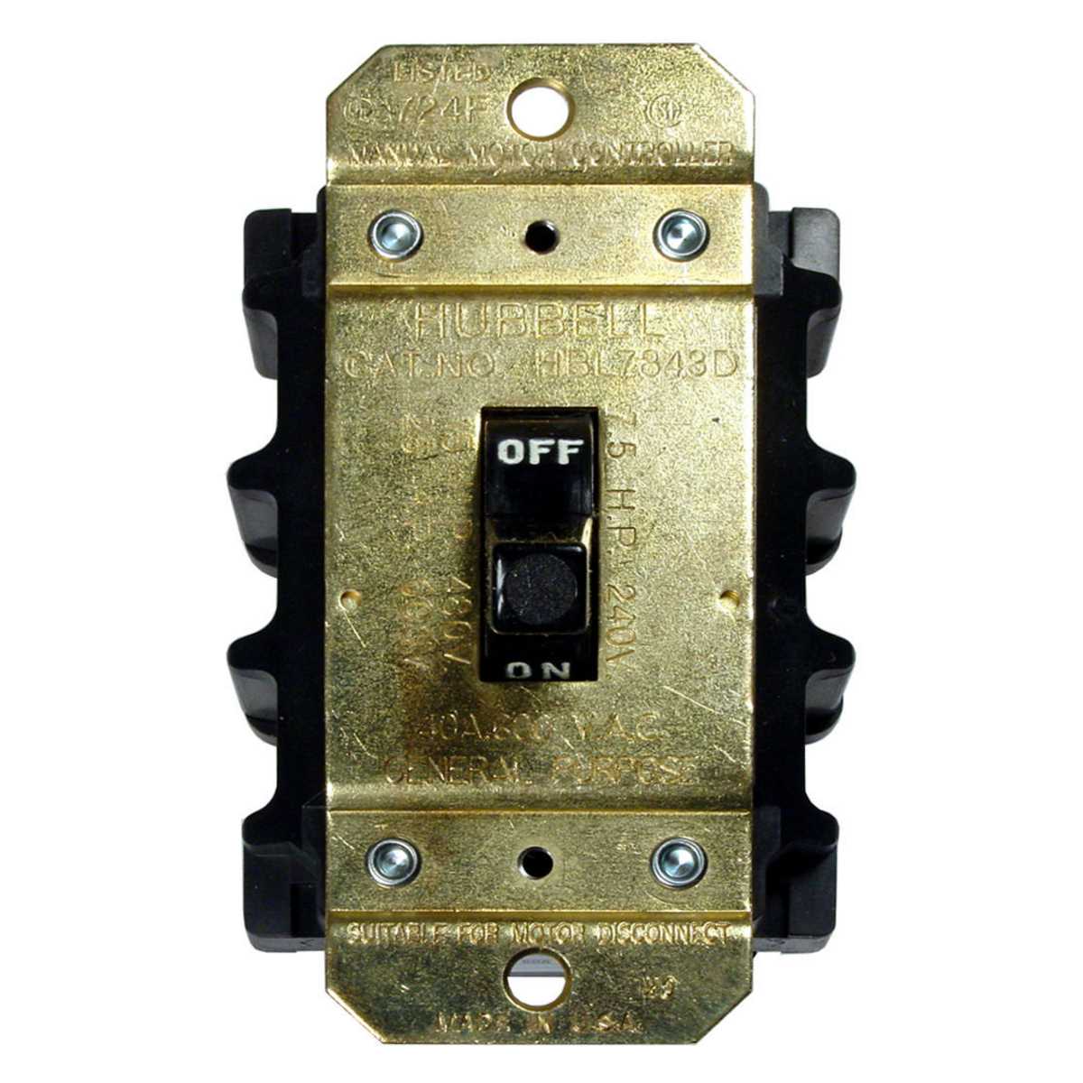 HUBBELL WIRING DEVICE-KELLEMS HBL7842D