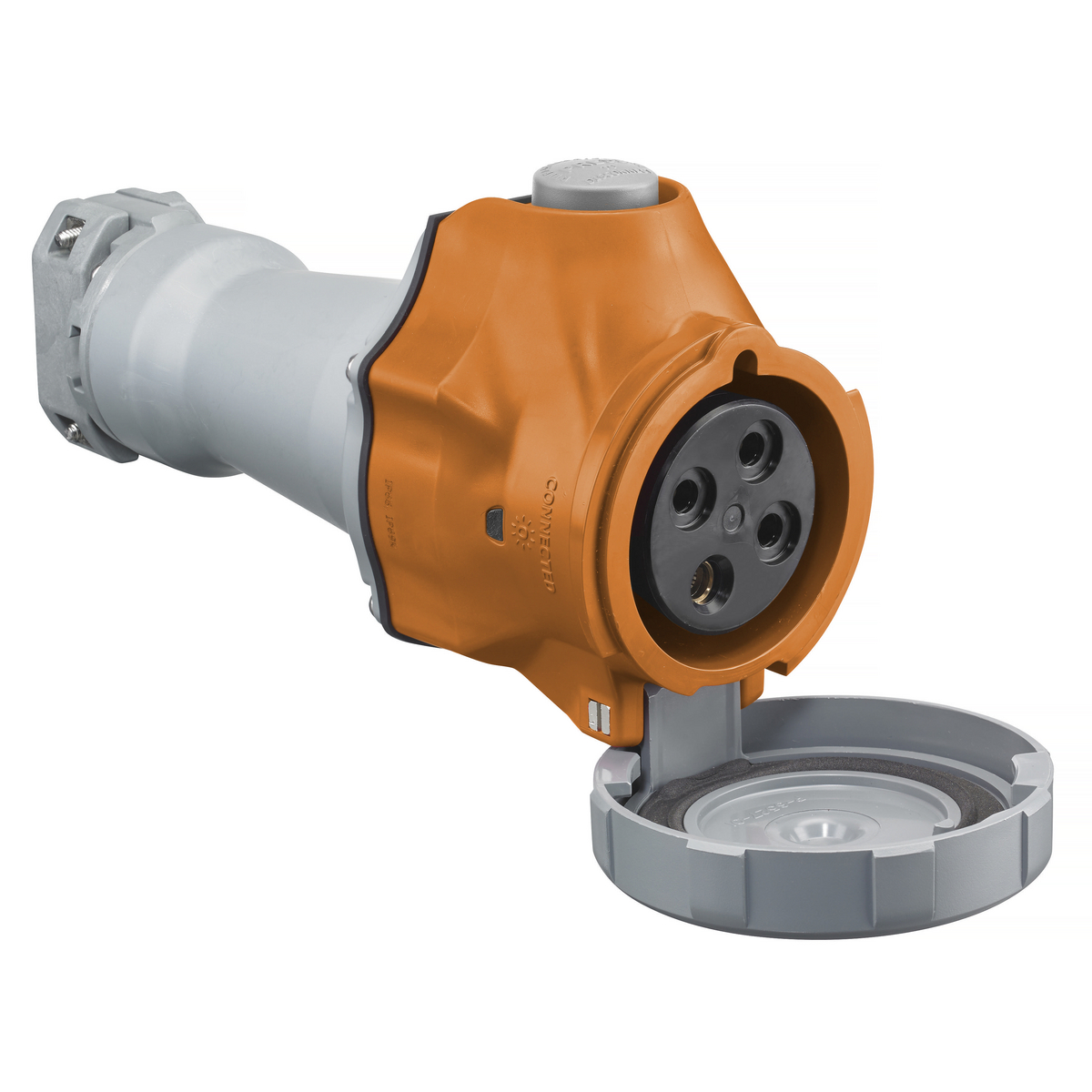 HUBBELL WIRING DEVICE-KELLEMS HBLS430C12W Pin and Sleeve Connector, 30A, 125/250V AC | BD4CAK 44ZD73