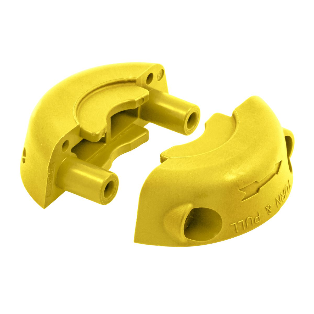Colored Cord Clamp, Size 2, Yellow