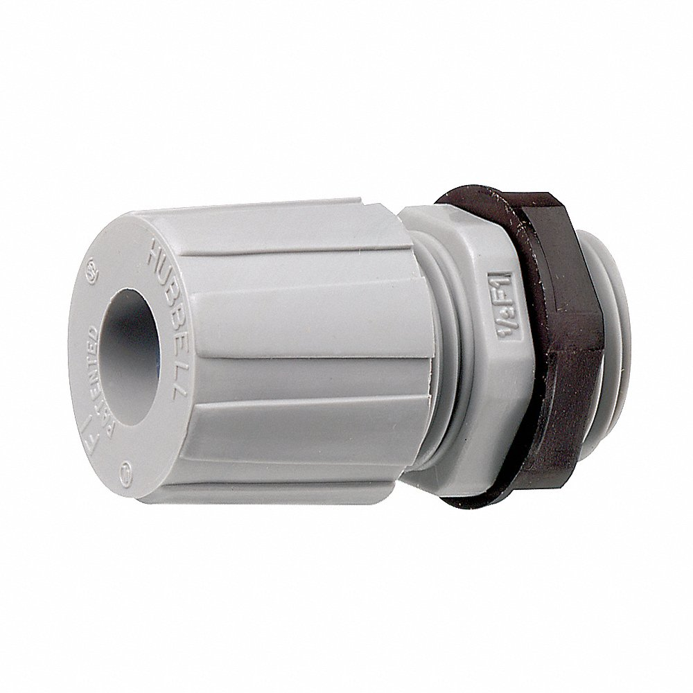 Liquid Tight Connector 1/4 inch Gray