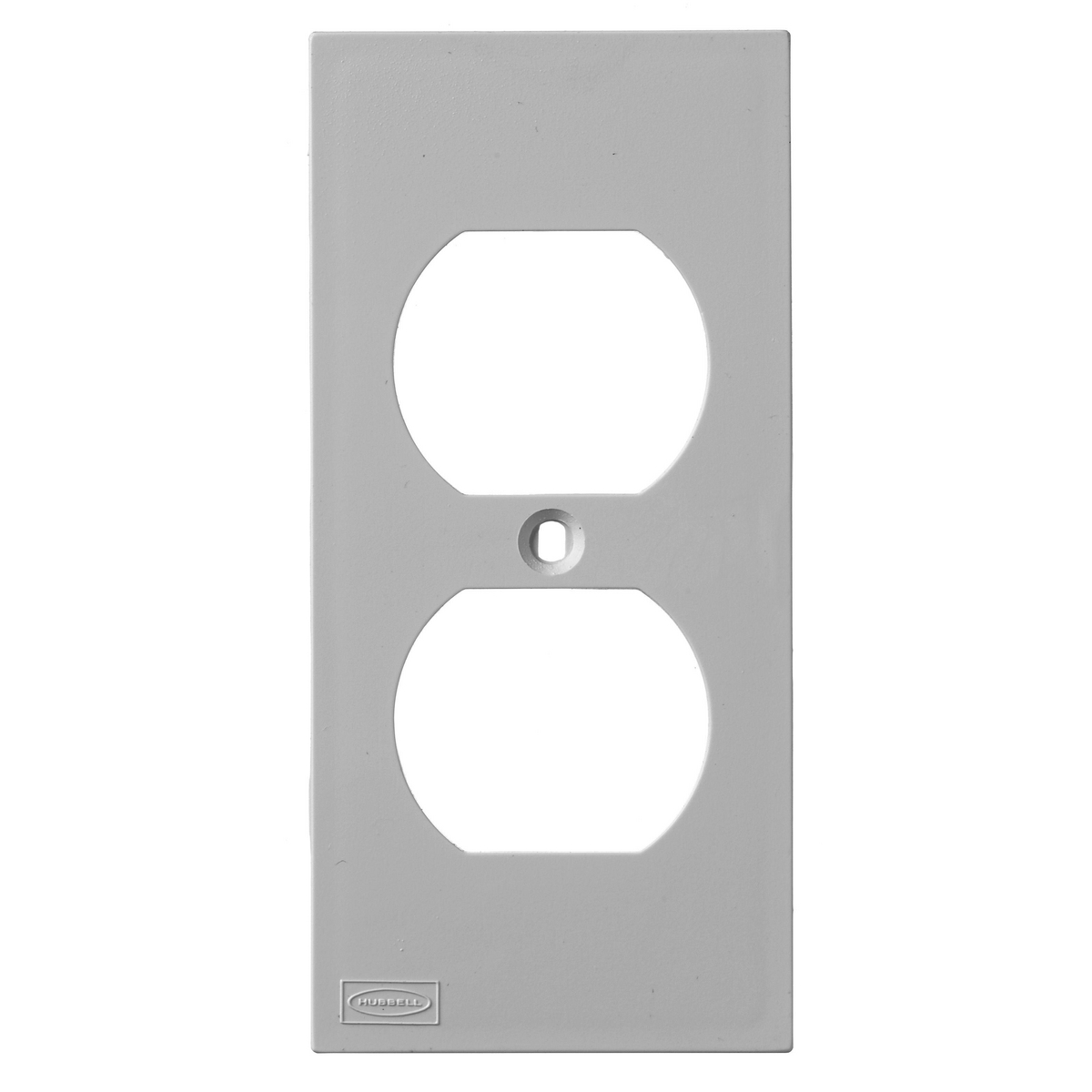 Device Plate, 2 Gang, Gray