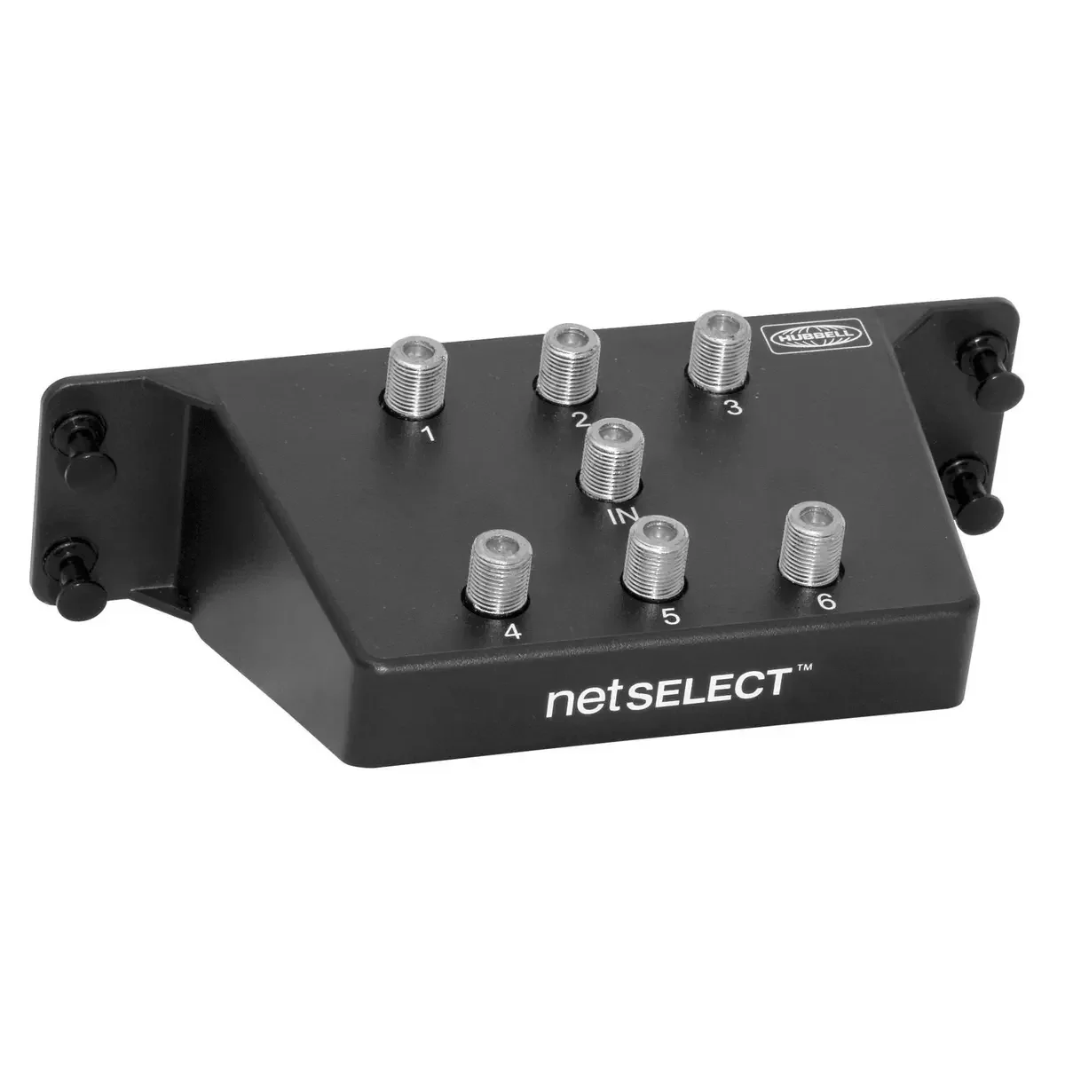 HUBBELL WIRING DEVICE-KELLEMS NSOVM62G Communication Module, 6-Way Coax, 2.3Ghz, Plastic | CE6PZW