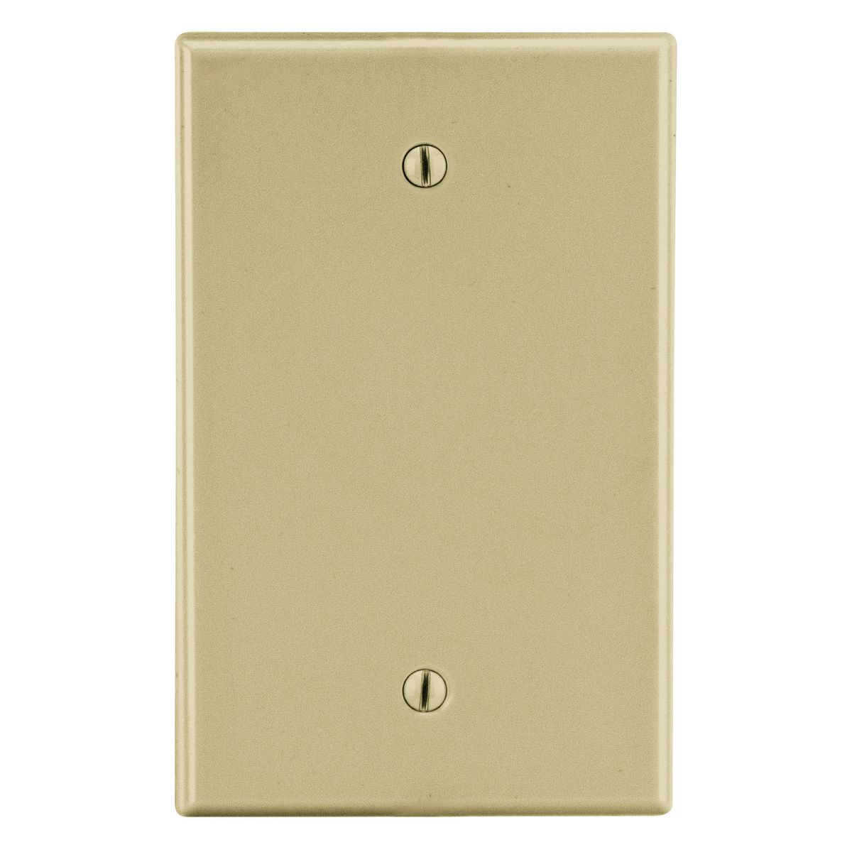 HUBBELL WIRING DEVICE-KELLEMS P13I Blank Box Mount Wall Plate, Ivory, 1 Gang | CH6QTQ 55KU05