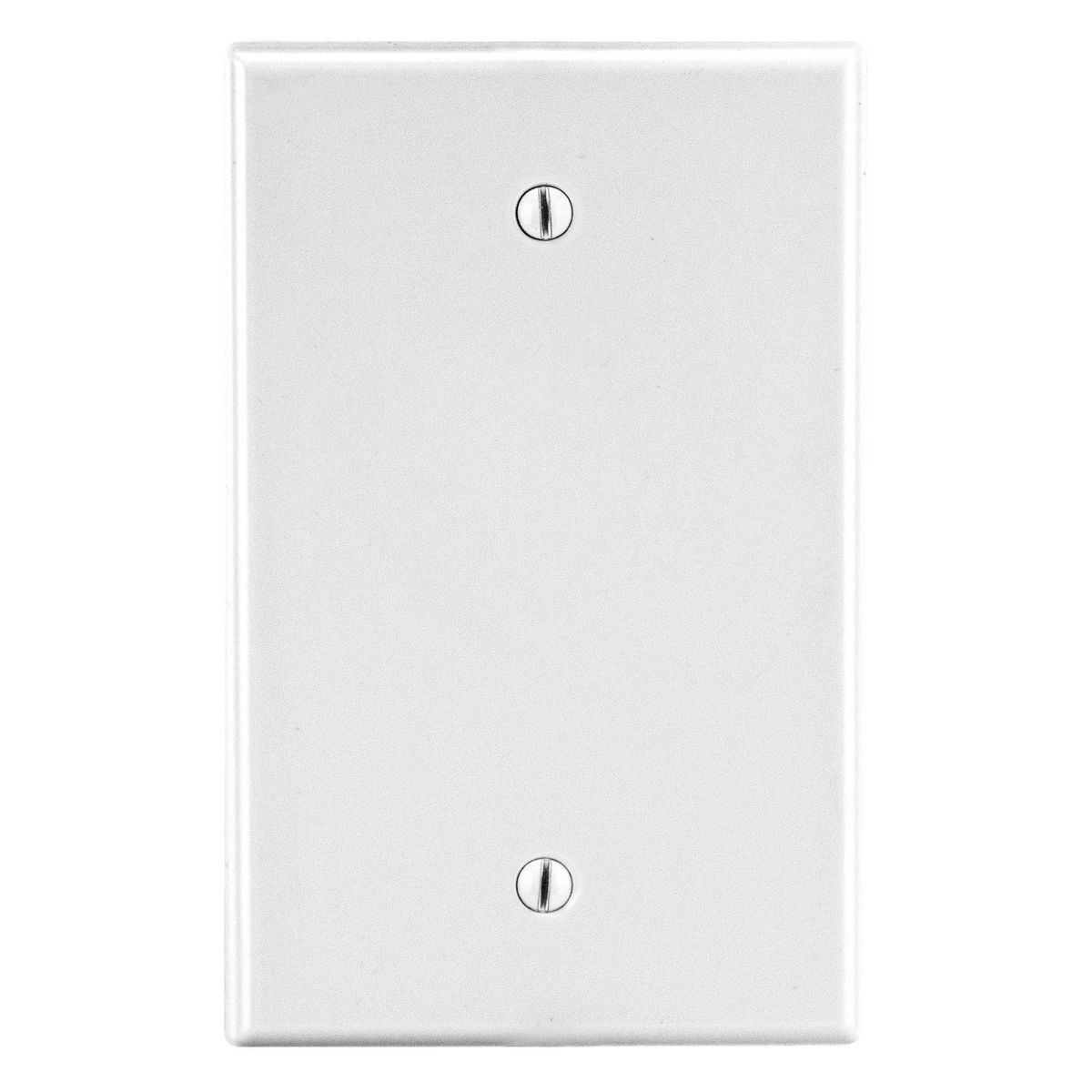 HUBBELL WIRING DEVICE-KELLEMS P13W Blank Box Mount Wall Plate, White, 1 Gang | CH6QTX 55KU06
