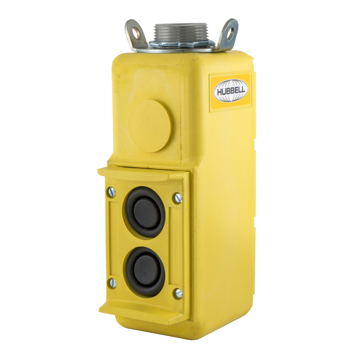 Pendant Control Station, Two Button, 250 VAC, Yellow