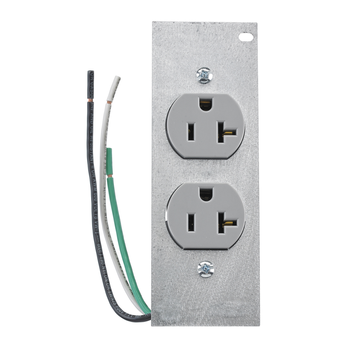 HUBBELL WIRING DEVICE-KELLEMS PWFB10MPCR20GRY