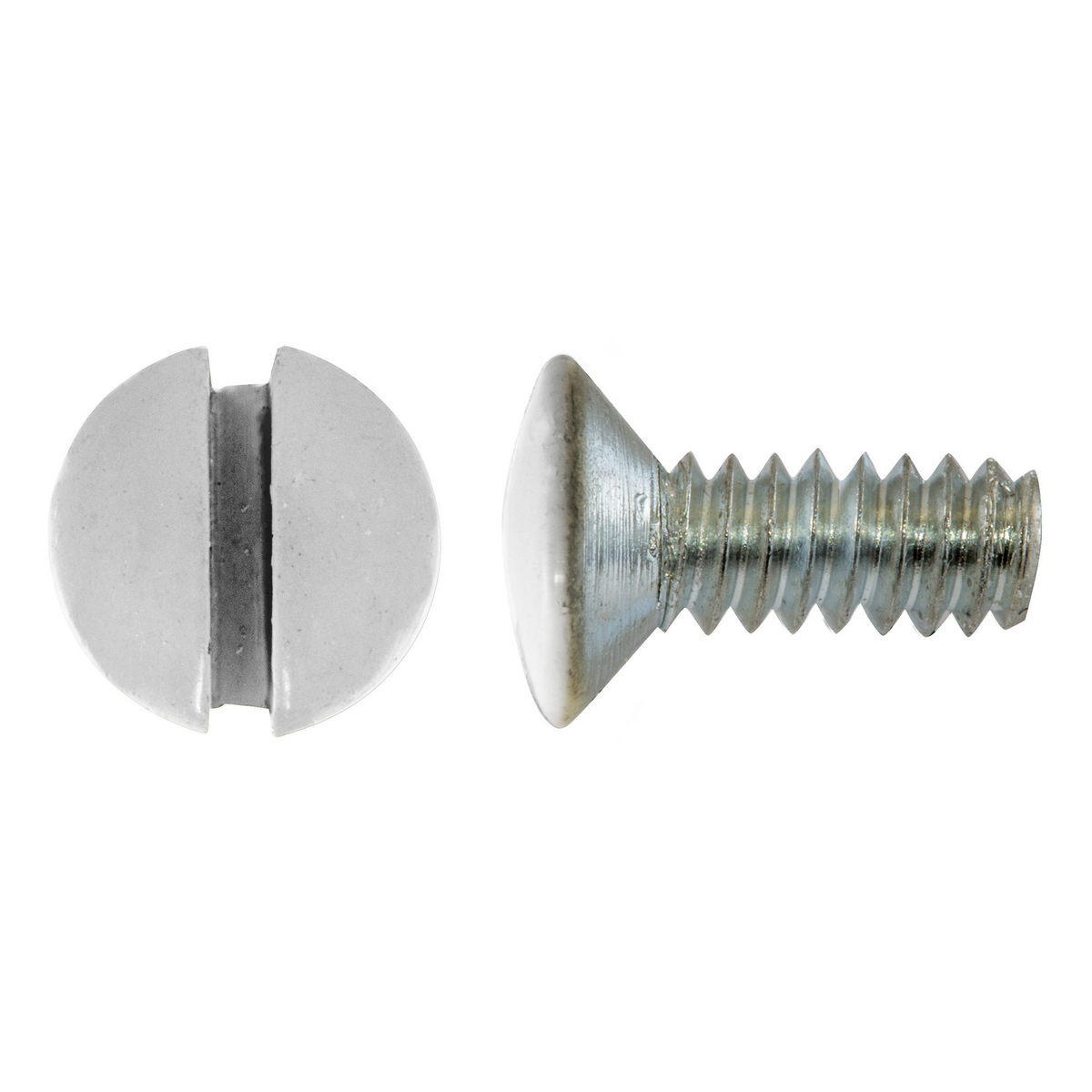 HUBBELL WIRING DEVICE-KELLEMS RA38WPK100 Wallplate Replacement Screws, 3/8 Inch Length, White, Pack Of 100 | BD2UXF