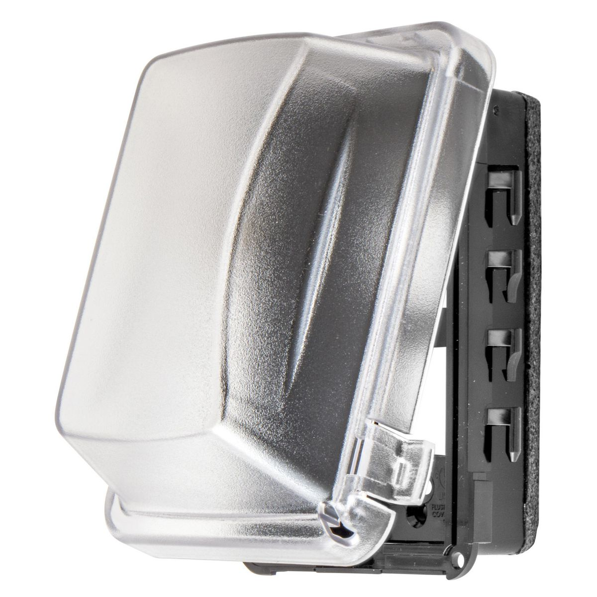 Weatherproof Hood, 1-Gang, Multi Opening, Vertical, Gray