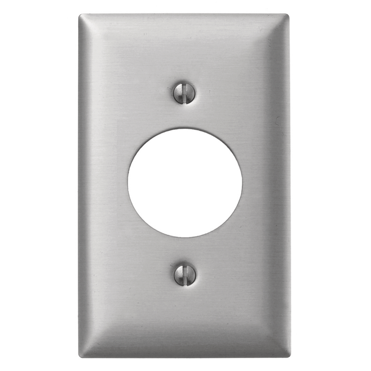 HUBBELL WIRING DEVICE-KELLEMS SA720 Wallplate, 1-Gang, 1.60 Inch Opening, Standard Size, Aluminium | BC8NXQ