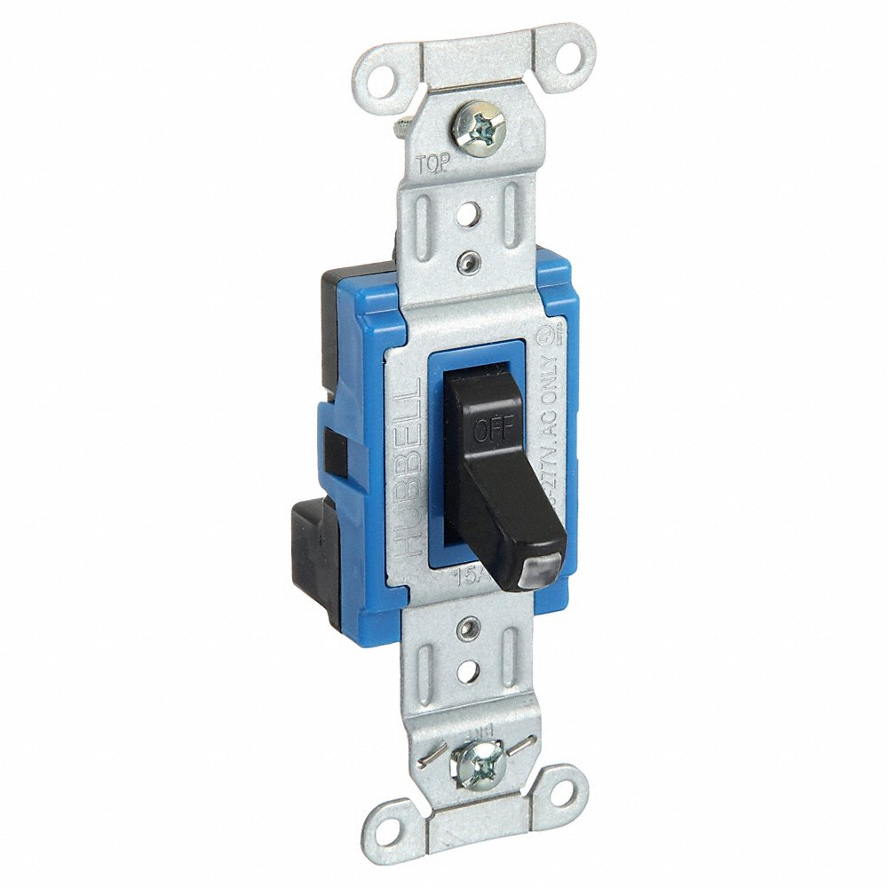 HUBBELL WIRING DEVICE-KELLEMS SNAP1201PLBK