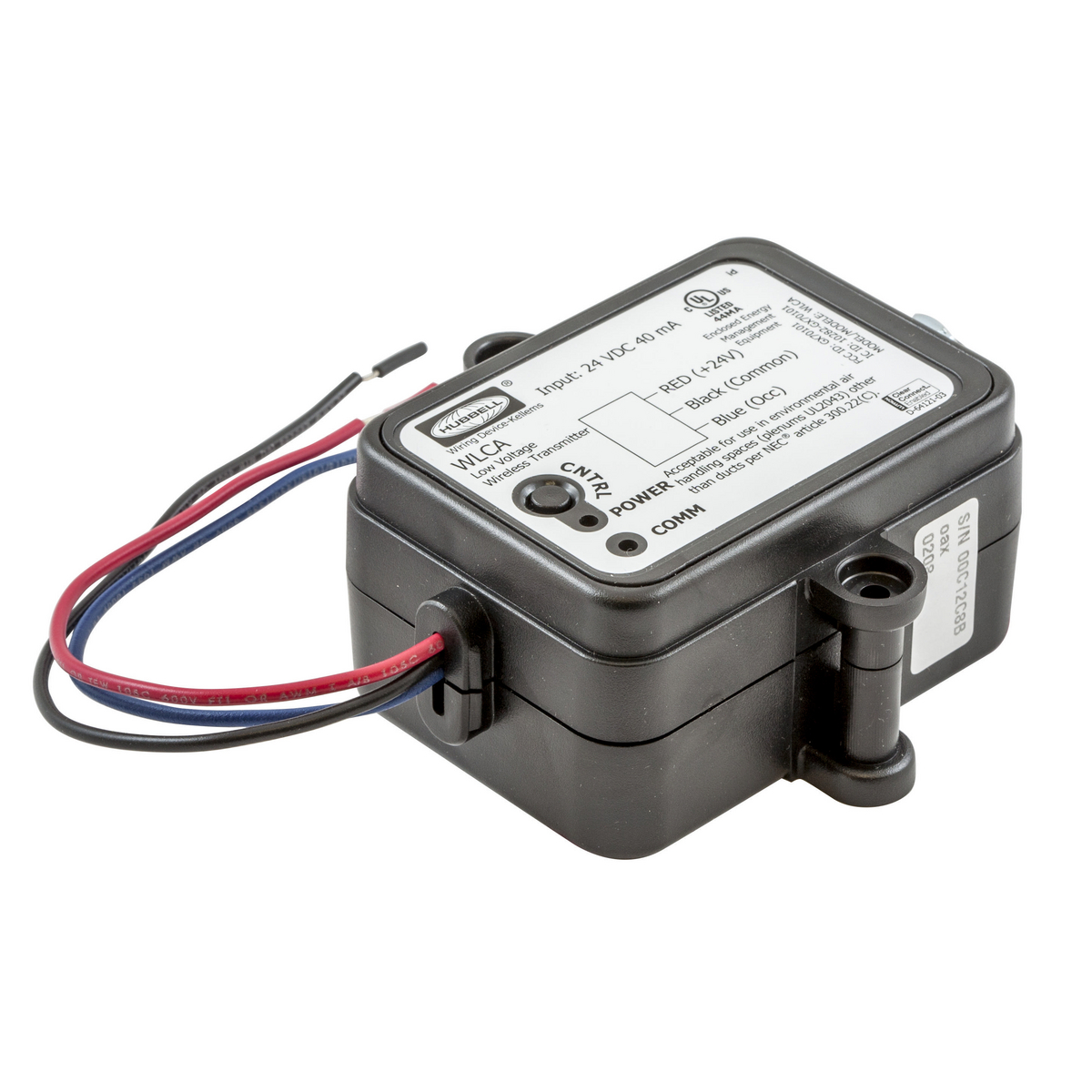 Wireless Status Transmitter, 24V DC, Black