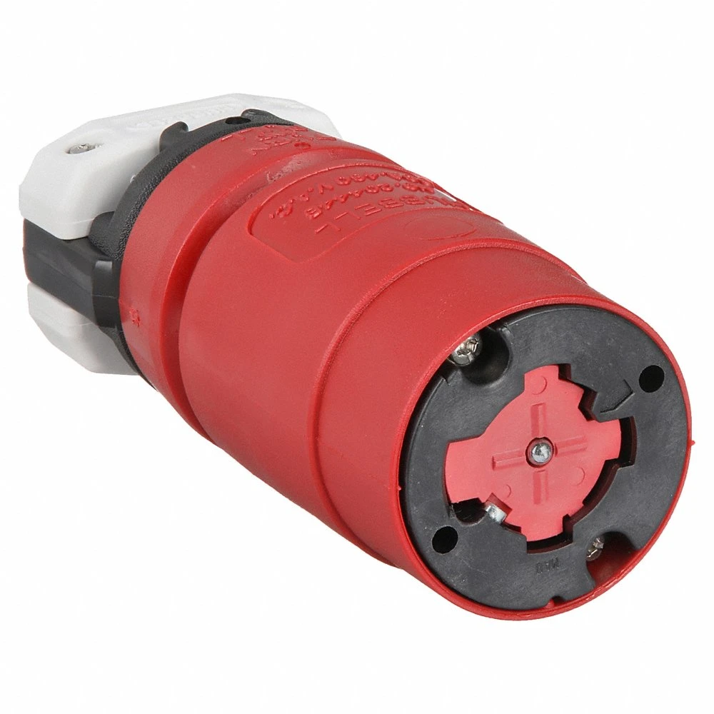 HUBBELLOCK HBL20444B Locking Connector 480vac 30a 3p 4w | AC8PVK 3D018