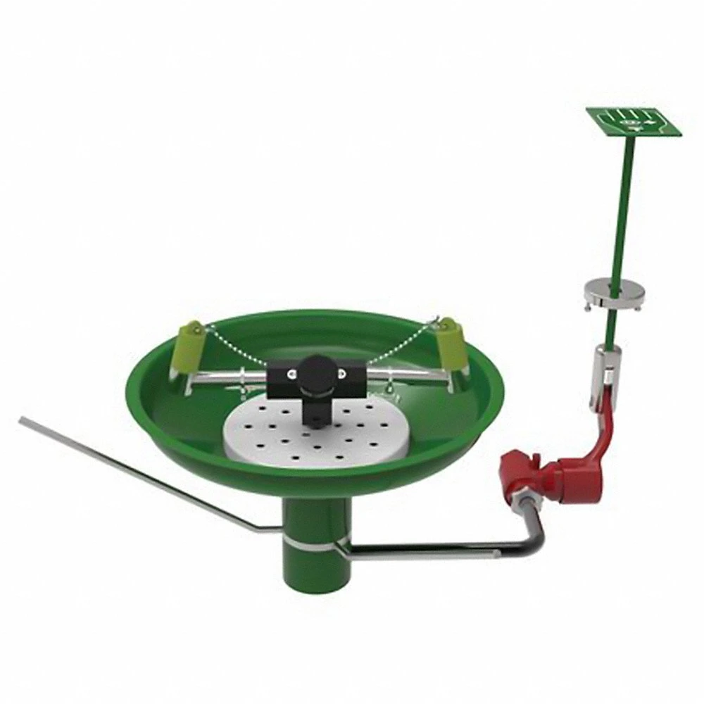 Tabletop Eyewash Station, Stainless Steel Bowl, 149 PSI