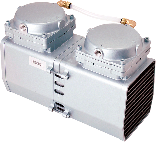 HUMBOLDT H-1762 Two-Stage Oil-less Vacuum Pump, 120V, 60Hz | CL6PPZ