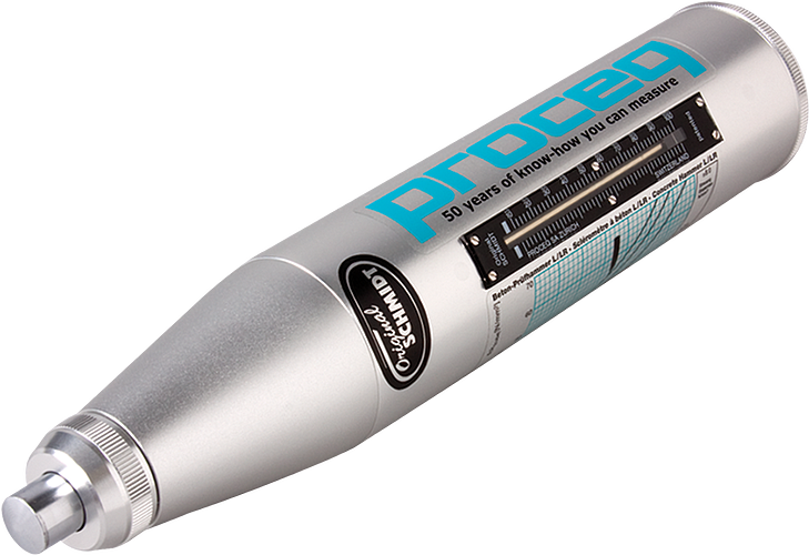 HUMBOLDT H-2975M Schmidt Hammer, Type N, N/sq. mm. Scale | CL6NDE