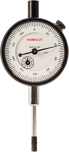 HUMBOLDT H-3222M Dial Indicator, Vertical Dial Indicator, Vertical, 25 x 0.02mm | CL6PUG