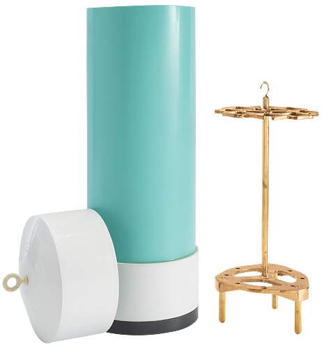 HUMBOLDT H-3267B Mortar Bar Container, Round With Bar Holder | CL6LWH