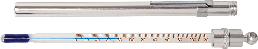 HUMBOLDT H-3542A Thermometer, Pocket Type, 5Inch Long, 10 to 110Deg. C, 1 Deg. Div., Mercury-Free | CL6QEH