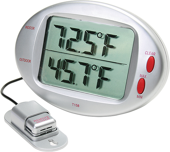 HUMBOLDT H-3543 Thermometer, Minimum/Maximum | CL6LVF